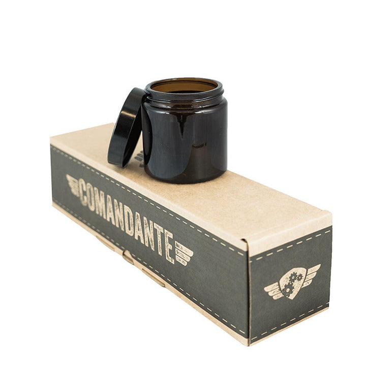 Pack de 4 botes marrón translúcido Comandante