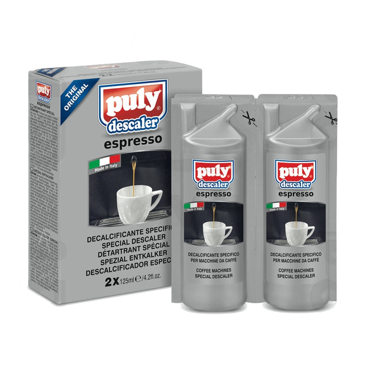Descalcificador líquido para café expreso Puly 2 x 125 ml